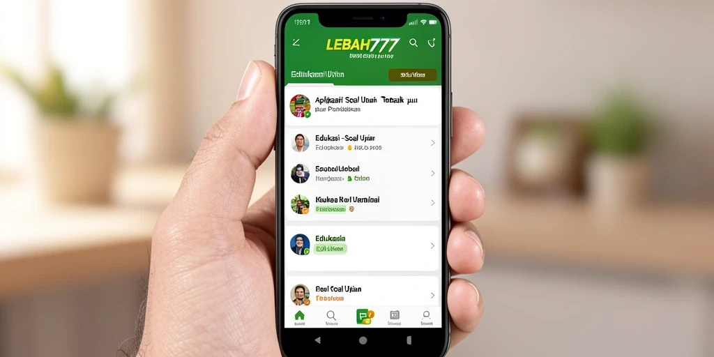 Tampilan antarmuka LEBAH777 yang menarik dan intuitif untuk soal ujian.