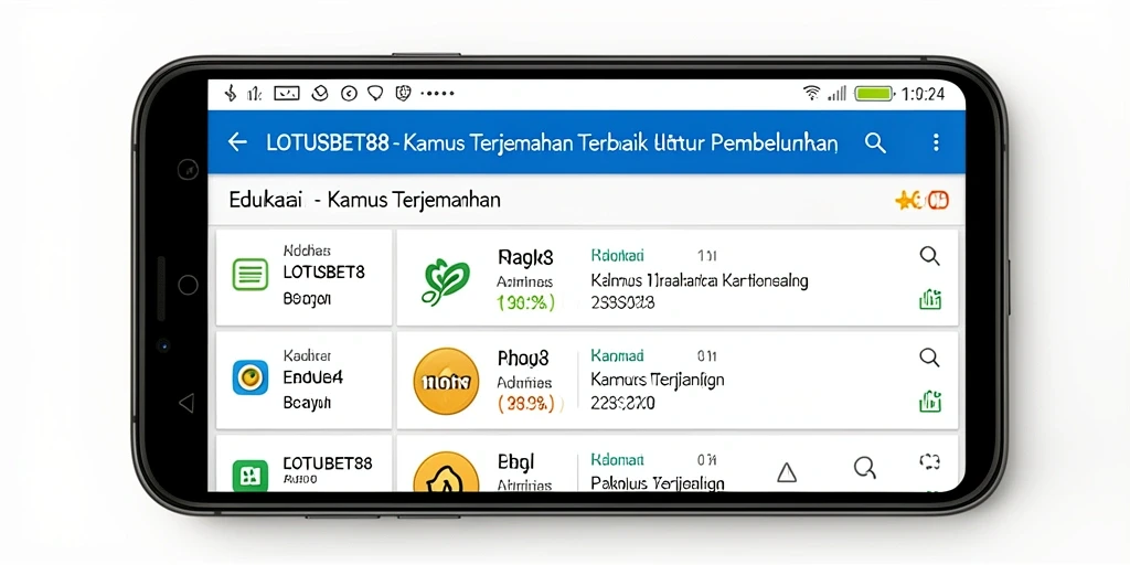 Tampilan utama LOTUSBET88 dengan fitur Kamus Terjemahan yang mudah digunakan.